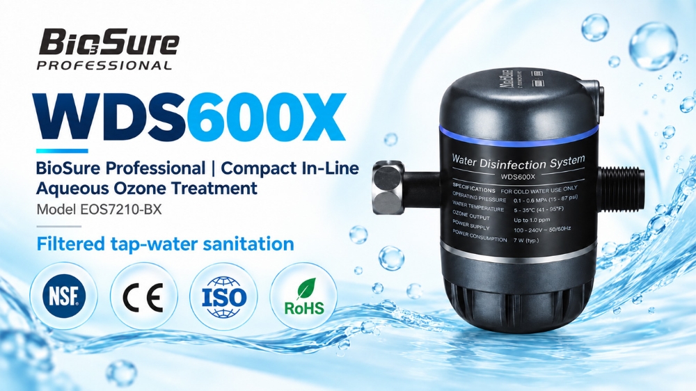 BioSure Professional WDS600X compact in-line aqueous ozone treatment system